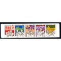 Singapore 1984 'Total Defence' strip of 5, MNH,...