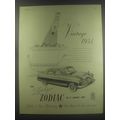 1954 Ford Zephyr Zodiac Car Ad - Vintage 1954