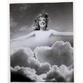 Marilyn Monroe print CLOUDS sexy pinup poster P...