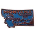 Montana State Souvenir Fridge Magnet