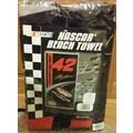 NASCAR JUAN PABLO MONTOYA BEACH BATH TOWEL~NEW~...