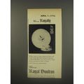 1956 Royal Doulton Golden Maize Porcelain Ad - Choose Royally