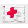 SLOVENIA SLOVENIJA RED CROSS WEEK TAX STAMP USE...