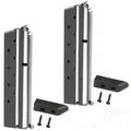 2-PACK 1911 38Super 9rd Stainless with Bumper P...