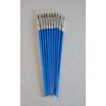 10 x Fine detail modelling paint brush brushes ...