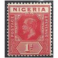 Nigeria 1921 SG16 1d Rose-Carmine Mounted Mint ..