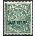 Antugua 1916 SG52 1/2 Green WAR STAMP (black) M...