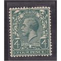 GB 1912 - 24 KGV 4d Grey Green MM Wmk 100.(M114 )