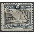 Niue 1932 SG58 2 1/2d Black & Slate Blue Mounte...