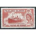 Falkland Islands 1952 SG188 1d Scarlet Mounted ...