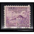 752 3c Washington's Hdqs Barely Clears MNH O4850
