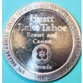 Hyatt. $1 Casino Token. Lake Tahoe, NV. R03.
