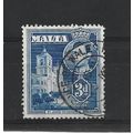 Malta.SG223a 3d St. John's Co-Cathedral (Blue)....