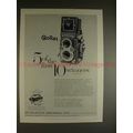 1961 Rollei Rolleiflex F Camera Ad - 5 of 10 Winners!!