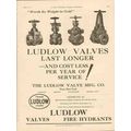 LUDLOW VALVE MFG COMPANY 1928 worth weight gold...
