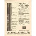 OIL WELL SUPPLY COMPANY 1928 Oilwell hook wall ...