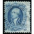 72, Used 90¢ Fine Nice Sound Stamp Light Cancel...
