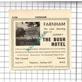 The Bush Hotel Farnham W A Polglaze Small Adver...