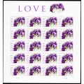 LOVE: Pansies in a Basket Collectible Stamp She...