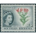 Southern Rhodesia 1953 4d red, green & indigo S...