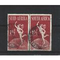 SouthAfrica.SG129 1 1/2d Hermes (Brown Red) Pai...