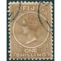 Fiji 1897 1s pale brown Perf 11 SG66 CTO