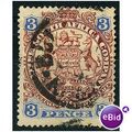 Rhodesia 1896 SG31 3d Chocolate & Ultramarine F...