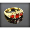 Ruby 9ct Gold Vintage Ring Hallmarked 1975-98 S...