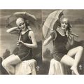 CARTE POSTALE - BAIGNEUSE - Ref 15