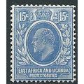 East Africa & Uganda Prot 1907 SG39 15c Bright ...