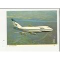 Aviation IRAN AIR BOEING 747SP Postcard by Skil...