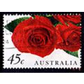 Australia 1999 Flowers 45c Used Stamp. Roses