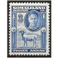 Somaliland Protectorate 1942 SG108 3a Bright Bl...