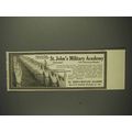 1914 St. John's Military Academy Ad - American ...