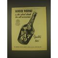 1955 Vat 69 Scotch Ad - Scotch Whisky is the id...