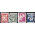 Latvia 1936 SG 257-60 MM (D-096)