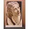 UNA MERKEL. actress. unused antique postcard RP /