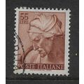 ITALY 1961 MICHELANGELO FRESCOES 55L BROWN CUMA...