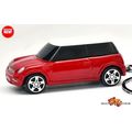 RARE KEYCHAIN RED WHITE MINI COOPER TINTED WIND...