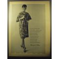 1960 Bonwit Teller Advertisement - Stephan Ltd by Schrader Dress