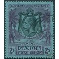 Gambia 1922 2s purple on blue SG136 used