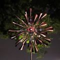 Large 79In Copper Kinetic Wind Spinner Multi-Co...