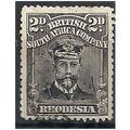 Rhodesia 1913 SG130 2d Black & Grey-Black Fine ...