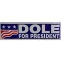 BUMPER STICKER ' DOLE FOR PRESIDENT ' (1996)