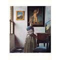 Vermeer A Young Woman Standing At A Virginal Ra...