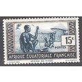 Afrique Equatoriale Française 1937 Michel 33 Ne...