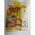 Kelloggs Coco Pops 2001 Coco Stickers Empty Cer...