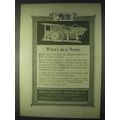 1922 Miehle Printing Press Ad - What's in a Name?