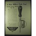 1922 Millers Falls Ad - Ratchet Screw Driver No...