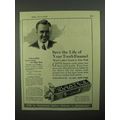 1922 Colgate's Toothpaste Ad - Save Your Tooth ...